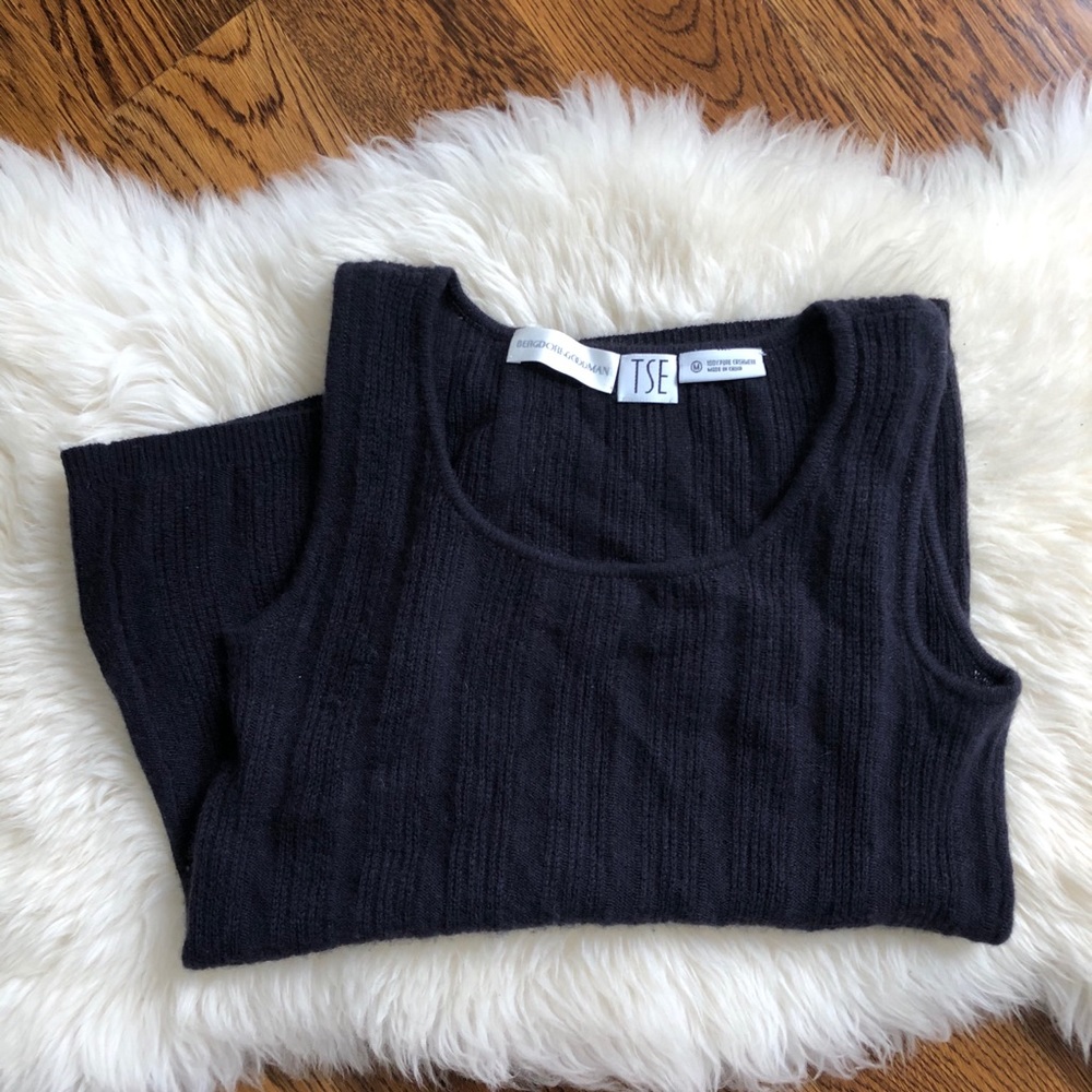 Cashmere tank top